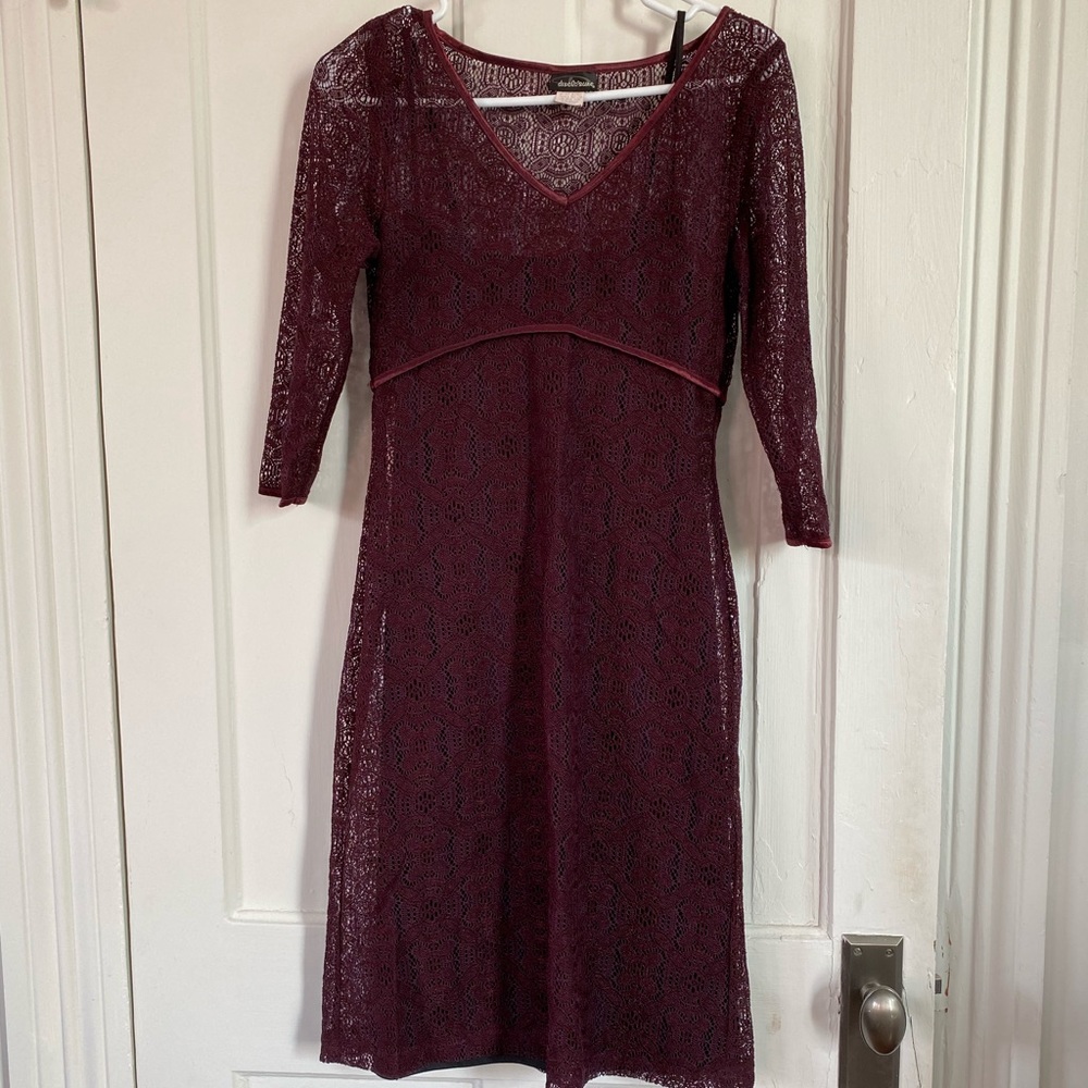Disclosure Burgundy Dress